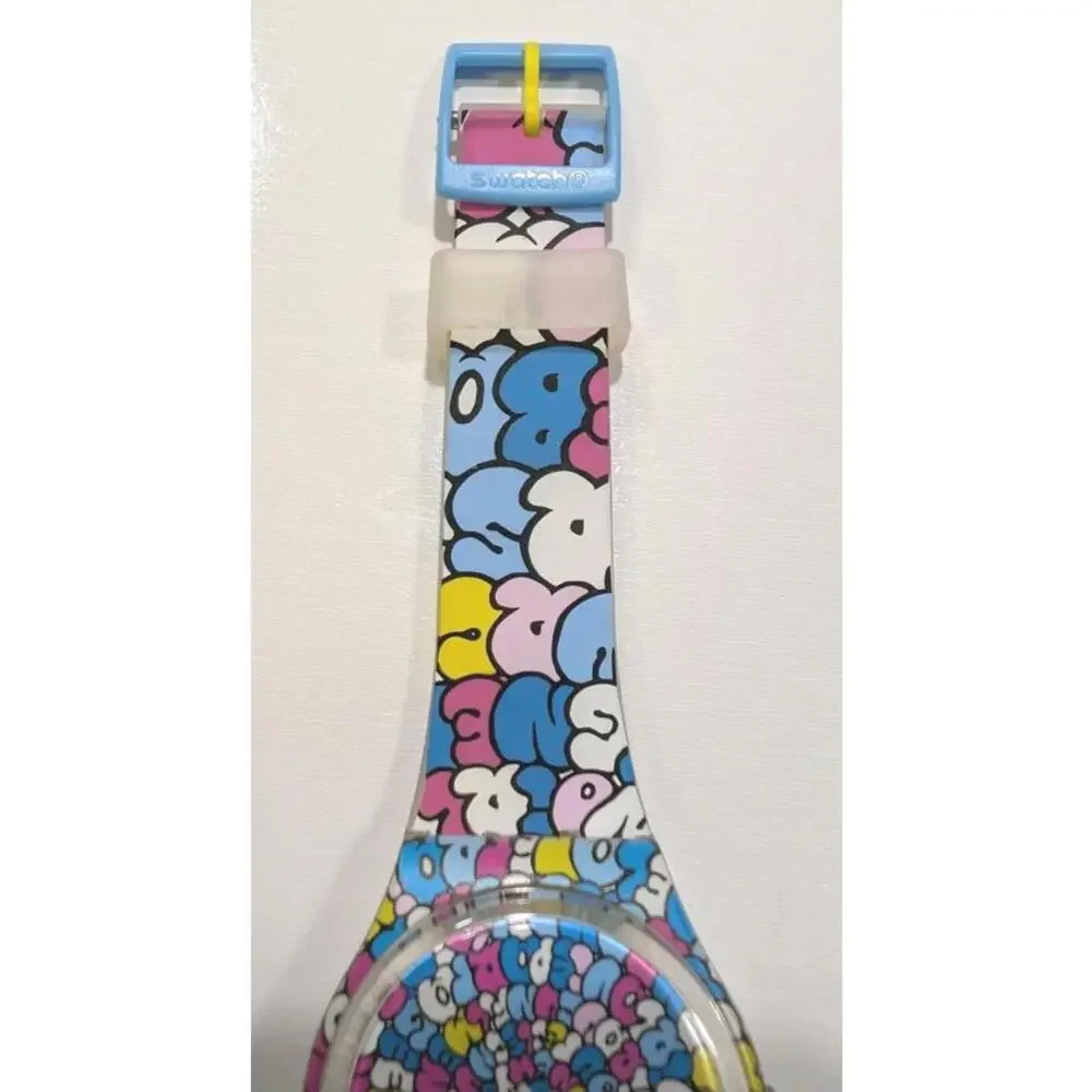 Swatch Kidrobot Love Song  Quartz Great Condition Water Resistant - Picture 5 of 9